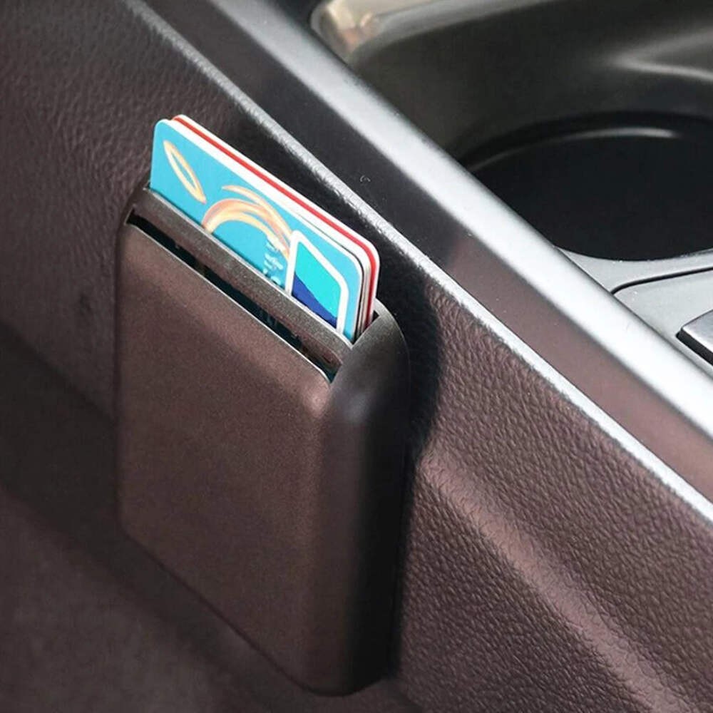 Universal Car Seat Crevice Organizer Multifunction Card Ticket Storage Box Stand gallery
