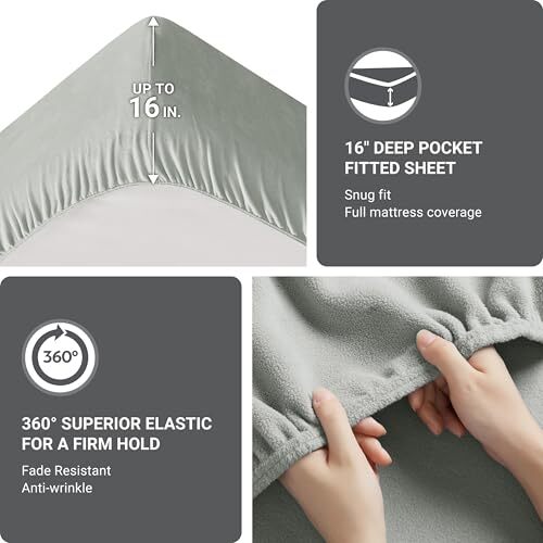True North by Sleep Philosophy Micro Fleece Bed Sheet Assorted Sizes , Colors gallery
