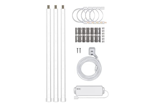 10in. Linkable LED Bright Strips, 825 Lumens, 2700K Warm White Light, 3 Pack gallery