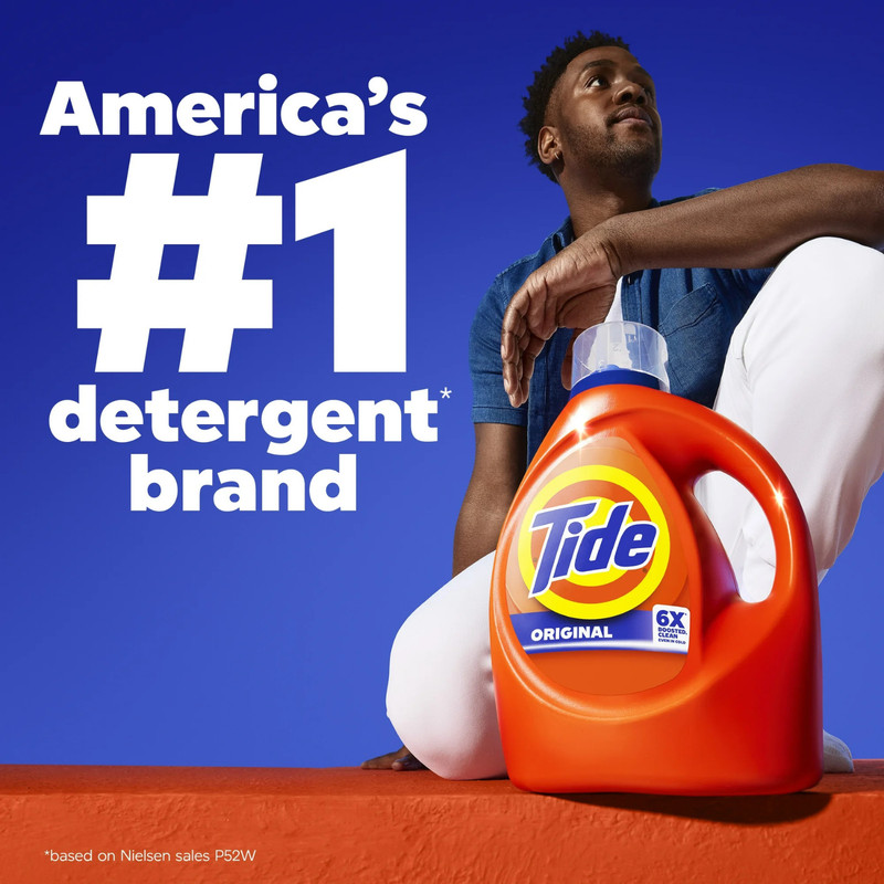 (2 Pack) Tide Original HE Laundry Detergent 100 Loads 125 -fl oz gallery