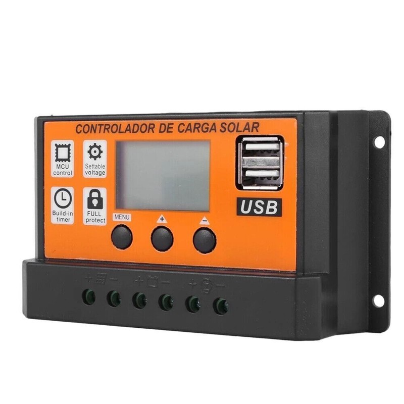 100A MPPT Solar Panel Regulator Charge Controller Auto Focus Tracking 12/24V US gallery