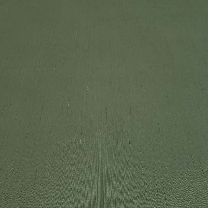 Olive green vertical silk natural thread fabric wallpaper modern wallcoverings gallery