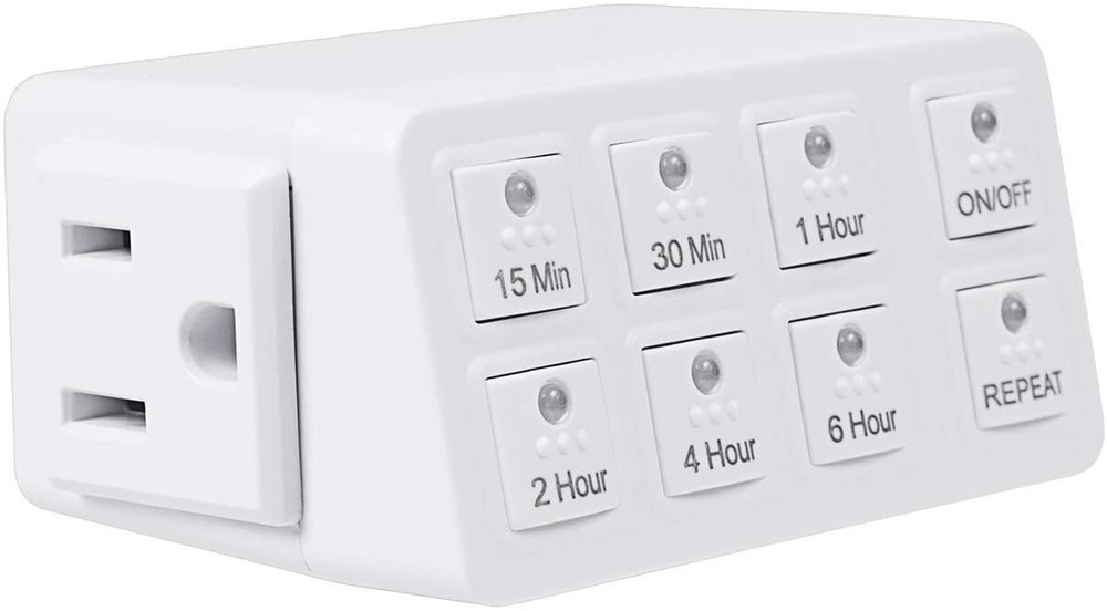BN-LINK Smart Digital Countdown Timer with Repeat Function Shut Off Touch Button