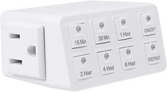 BN-LINK Smart Digital Countdown Timer with Repeat Function Shut Off Touch Button