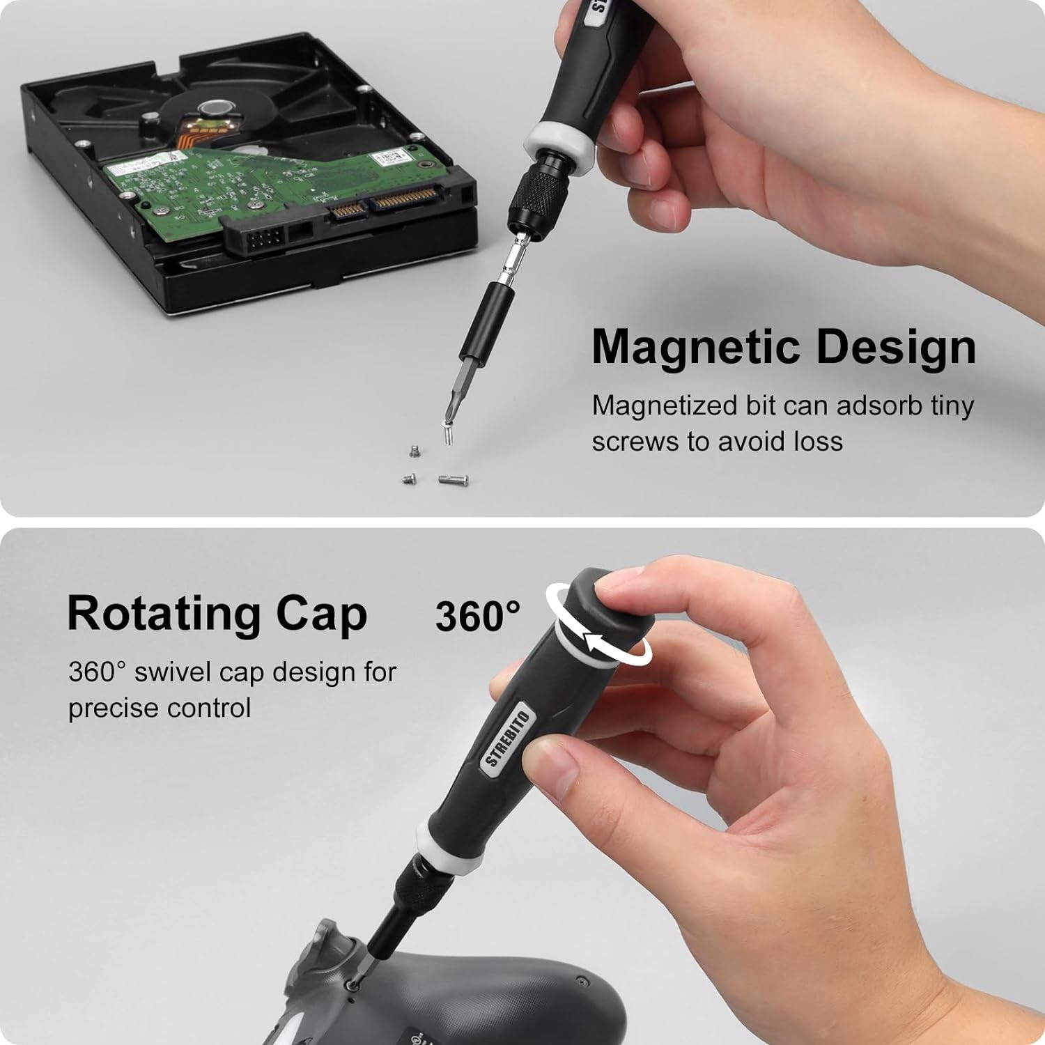 STREBITO Precision Screwdriver Set 153 in 1 Electronics Kit gallery