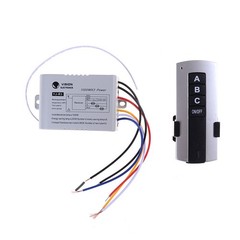 3 Channel Wireless Remote Control Switch Digital Remote Control Switch P D.qhk