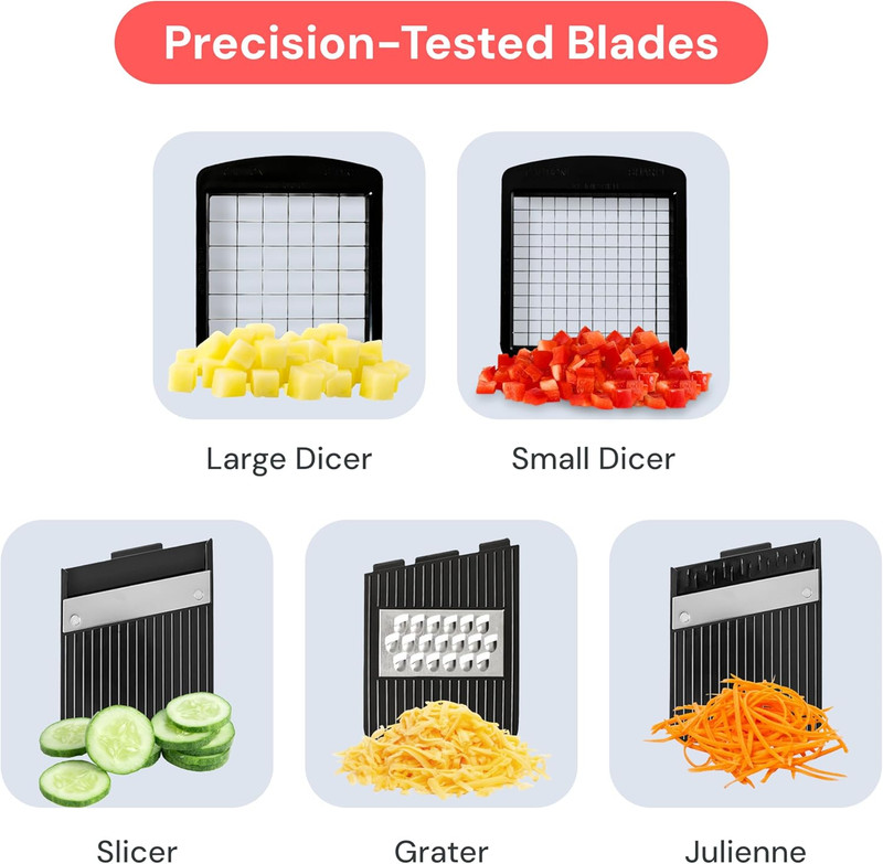 Mandoline Slicer for Kitchen - Vegetable Chopper, Onion Potato Food Veggie Fruit gallery