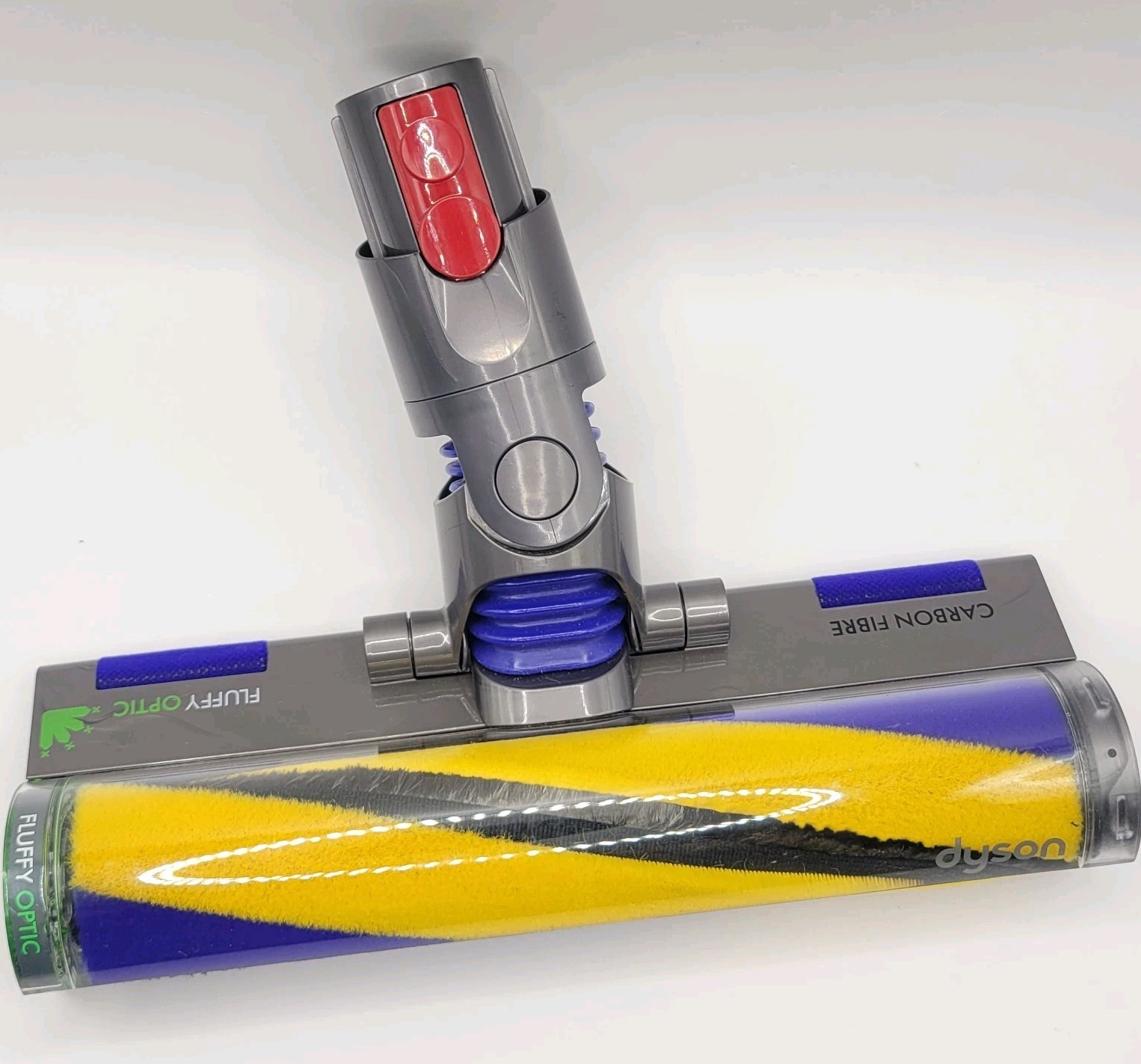 Dyson V12 Detect Slim Absolute Fluffy Optic Carbon Fiber Floor Head 425995-02 gallery