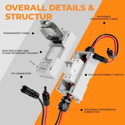 Solar Panel Disconnect Switch 10-60A 1000V Solar Disconnect 16 Amp 1000VDC gallery
