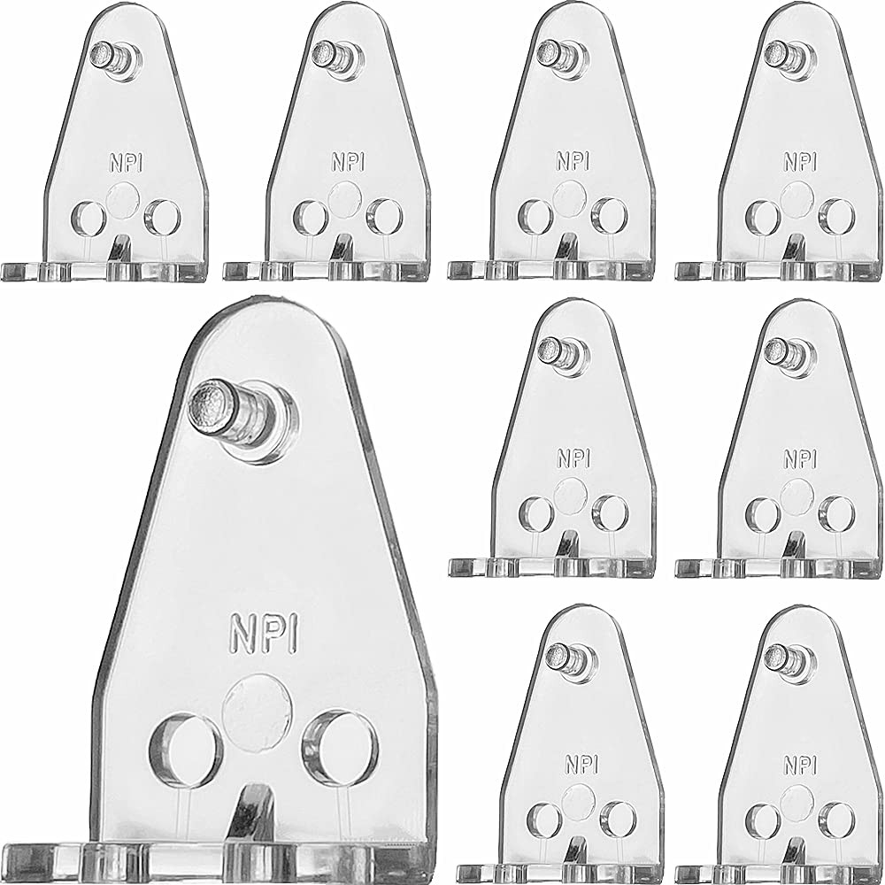10 Pcs Hold Down Brackets for 1 Inch Mini Blinds Bottom Rail Hold Clips gallery