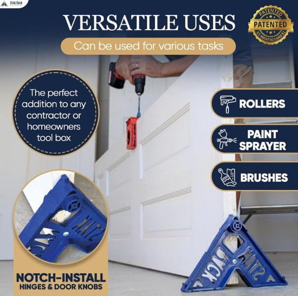 Stak Rack 6-in-1 Painter's Tool | Stack Design | Doors, Trim & Cabinets (12) gallery