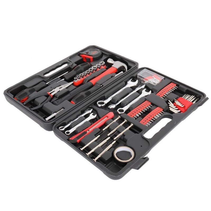Portable 148Pcs Hand Tool Set Mechanics Kit Household Hand Tool Kit w/ Case gallery