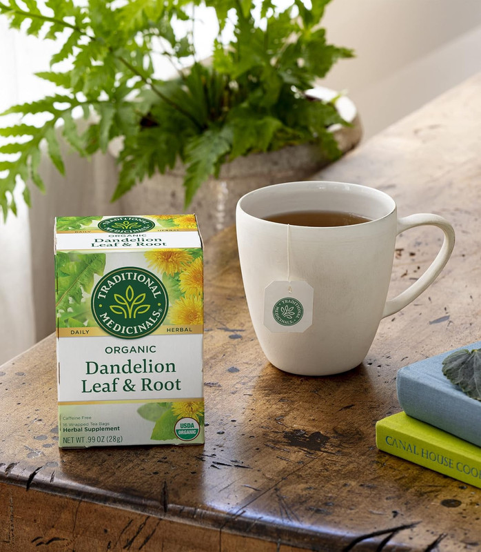 Organic Dandelion Leaf & Root Herbal Tea, Supports Kidney Function & Healthy Dig gallery