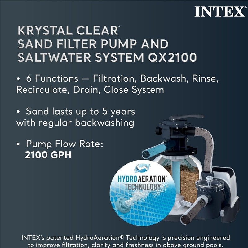 Intex 12' x 24' Rectangular Ultra XTR Frame Pool w/ Salt Water System - 52" Wall gallery