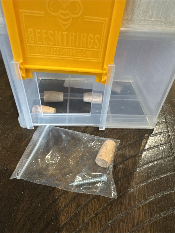 Bees 'N Things Outdoor Carpenter Bee Traps Wood Catch & Release NEW gallery