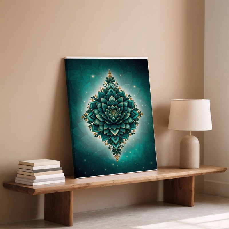 Create An Intricate Mandala Design Featuring A Wall Art Canvas Print Home Decor gallery