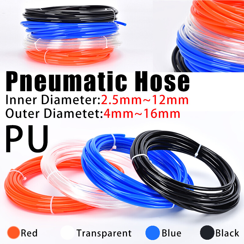 Pneumatic PU Pipe Tube Hose Polyurethane Flexible Tubing Air Chemical Fuel Oil gallery