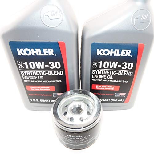 Maintenance (2 Qts) Synthetic Blend 10W30 Kohler Engine Oil & (1) Kohler 12 0... gallery
