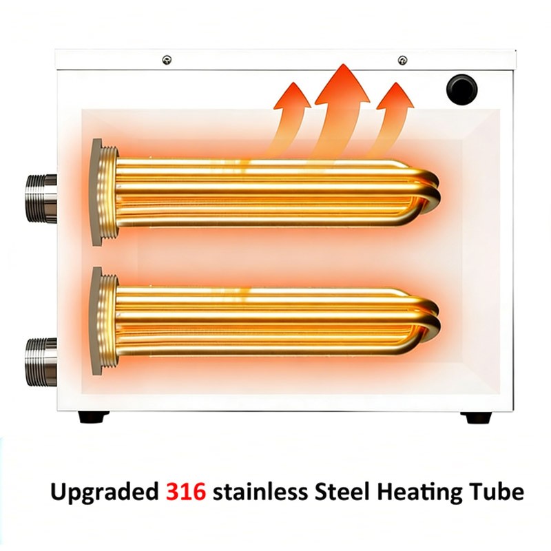 220V Split Phase Electric Swimming Pool Water Heater 11KW18KW Thermostat Hot Tub gallery