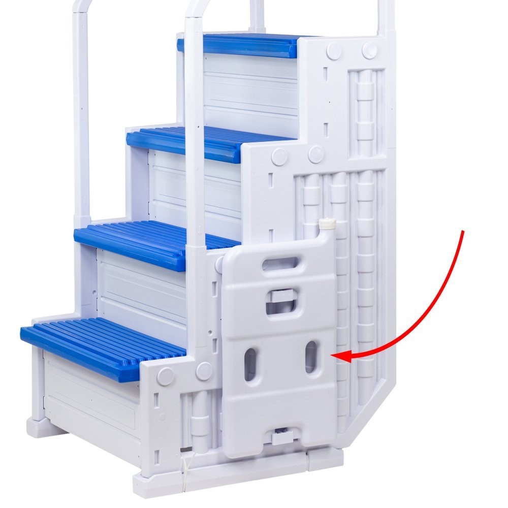 Aqua Select Weights for Above Ground In Pool Steps - White - One Pair gallery