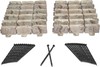 Elegant No-Dig Landscape Edging Kit - 15ft Brown Stone-Look Garden Border gallery