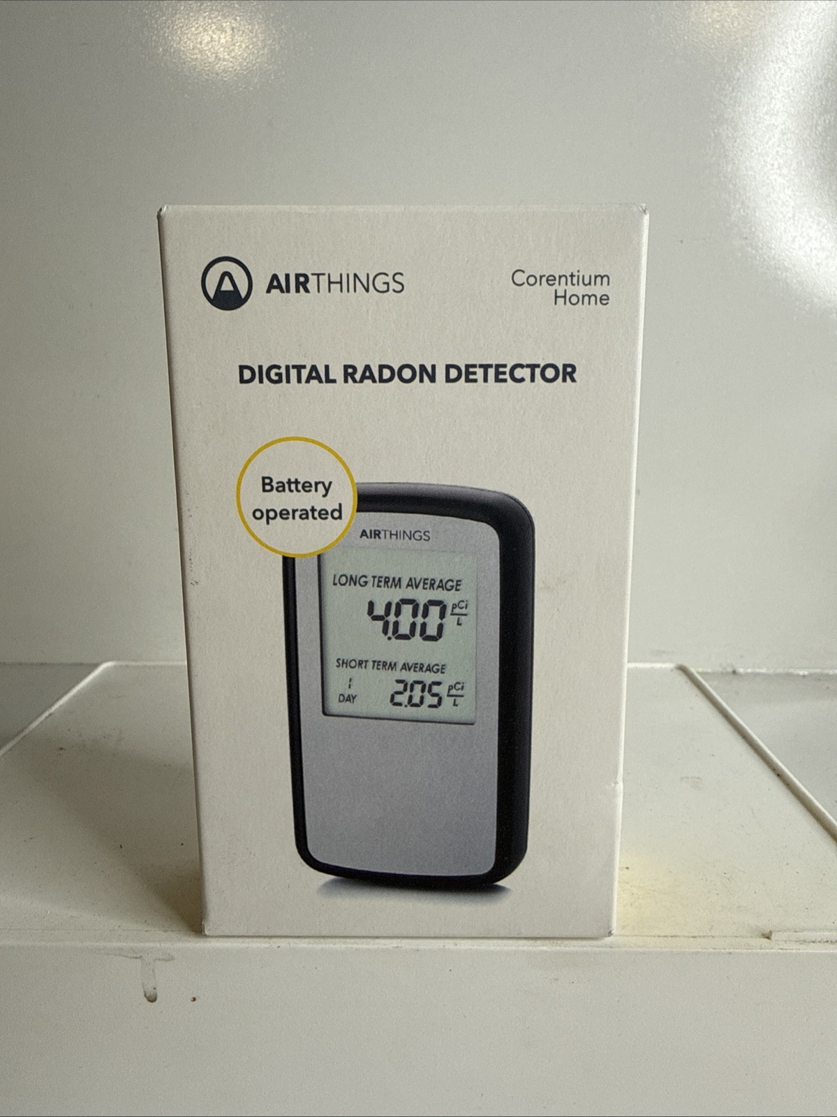 Airthings Corentium Home Digital Radon Gas Detector QRI gallery