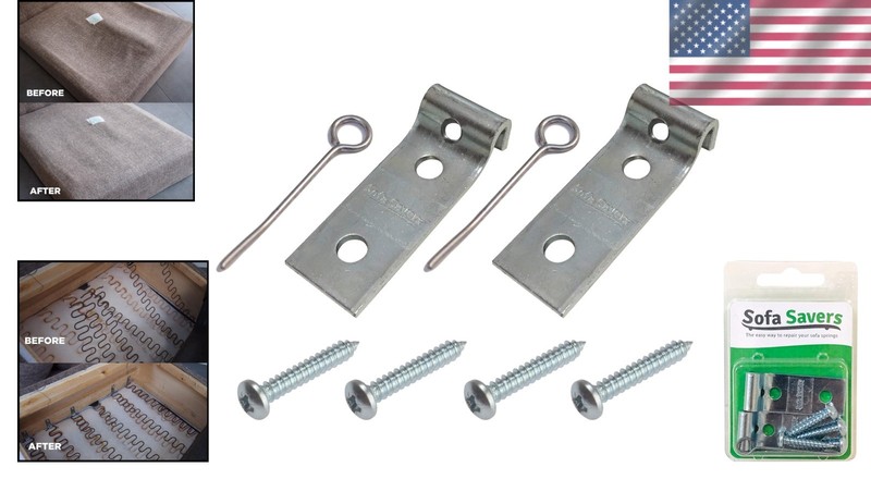 Zig Zag Spring Sofa Repair Brackets Set - Durable, Convenient 2 Pack Solution gallery