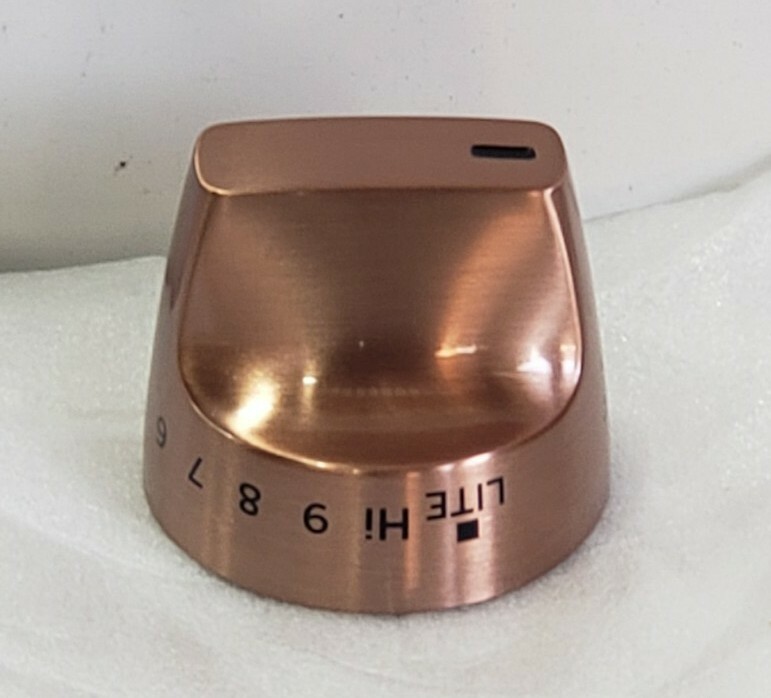 GE Cafe Brushed Copper Pro Range & Range Top Replacement Knob Gas gallery