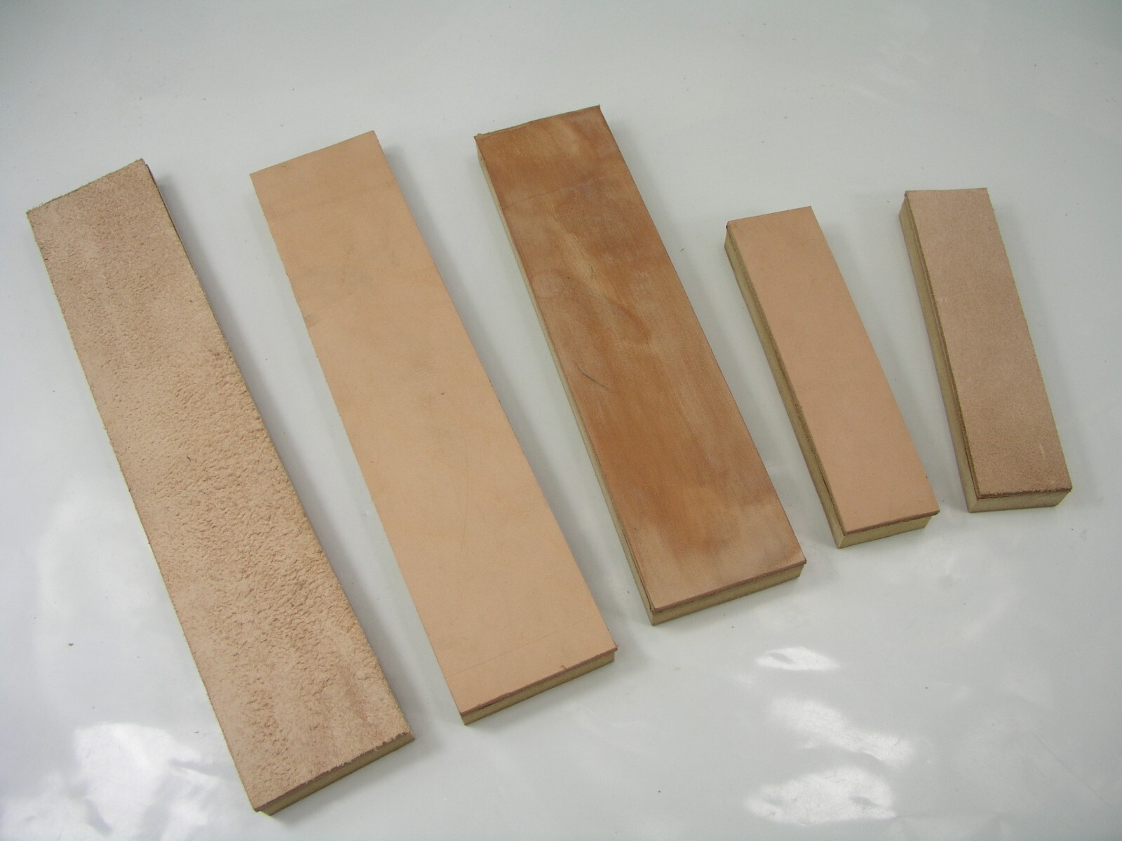 Mounted Leather Bench Strops, Knife Sharpening & Honing, U Pick Size gallery