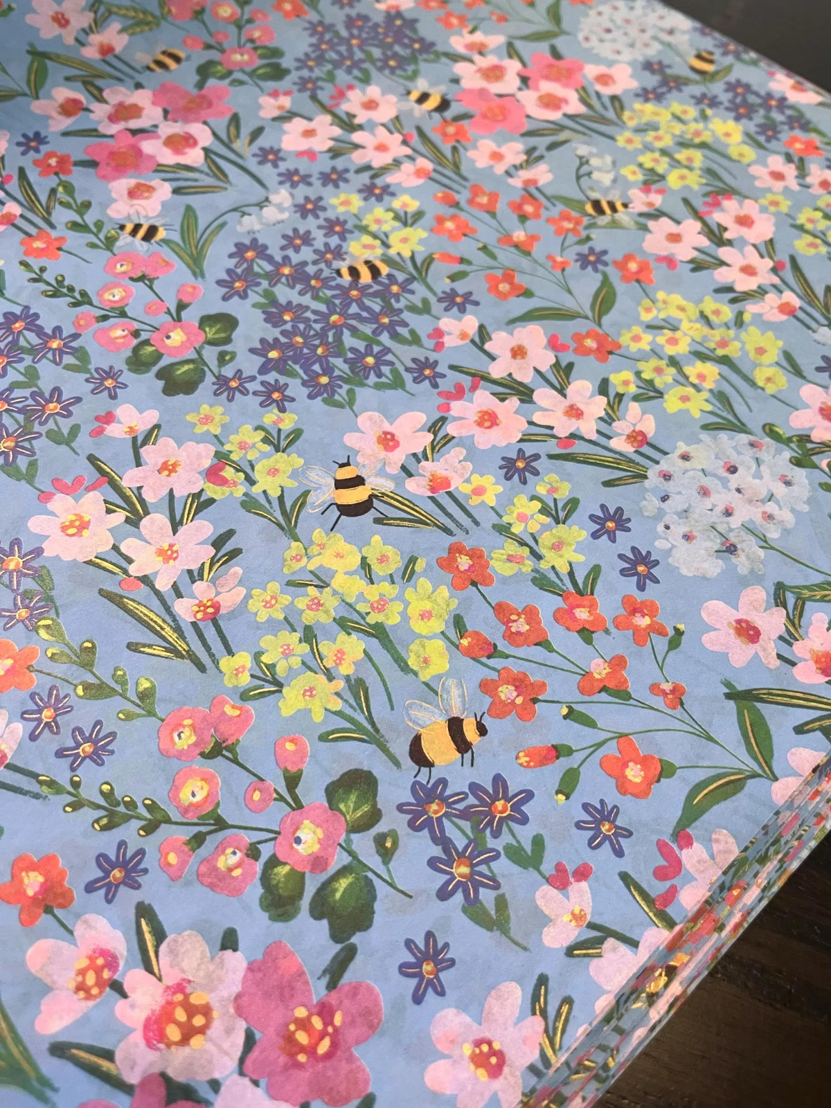 GARDEN BEES Design Tissue Paper Sheets Choose Size & Package Amount gallery