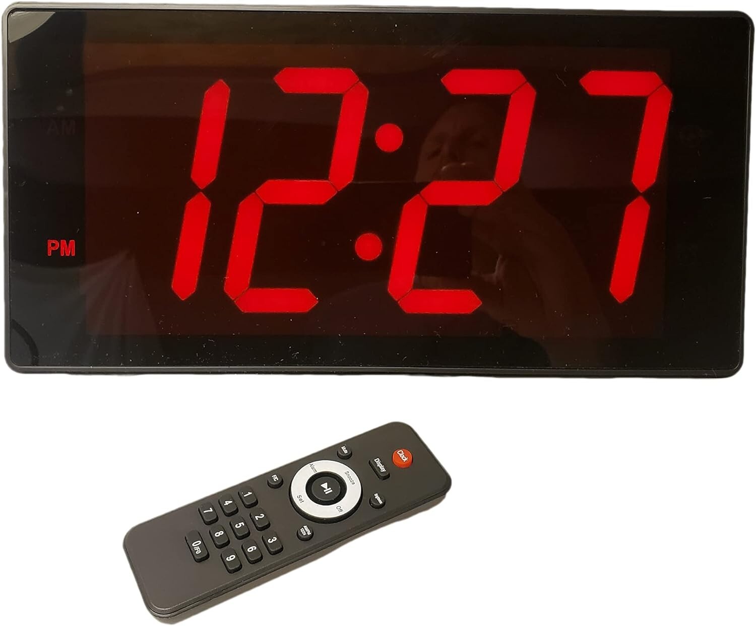 Creative Clock Large Digital Wall Clock with Remote Control Time and Temp gallery