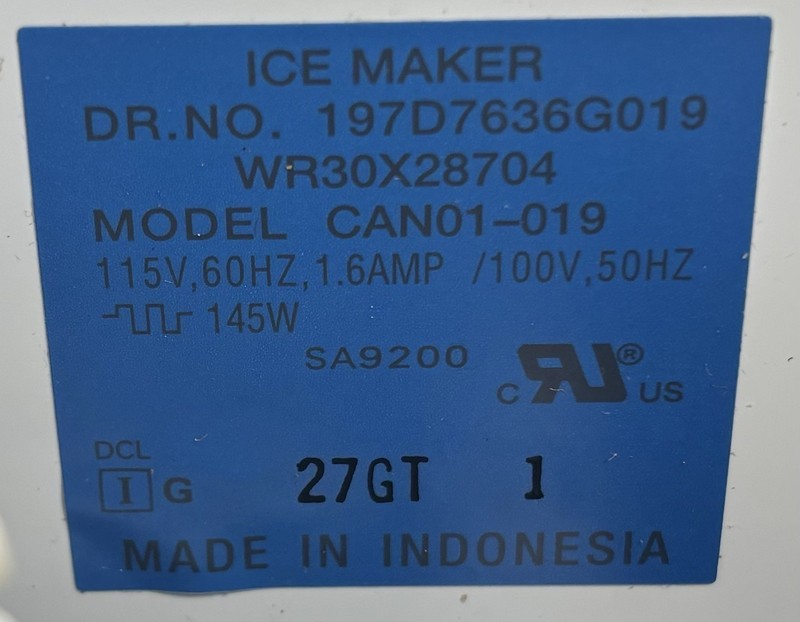 G.E. Ice Maker Replacement Assembly 🧊 GE WR30X28704 🆕 gallery