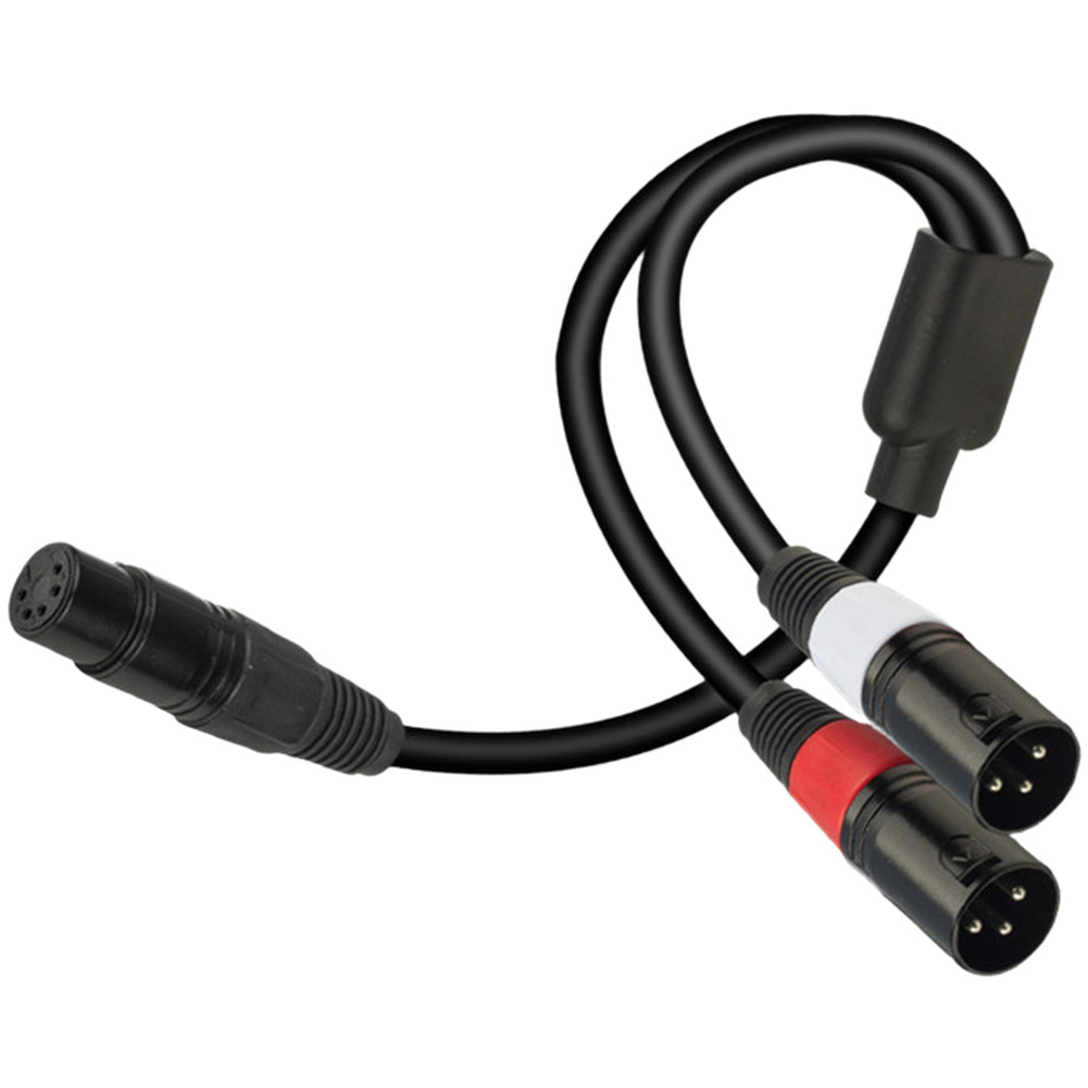XLR Female to Two 3-Pin Male Audio Splitter Cable Compatible with Pro Gear gallery