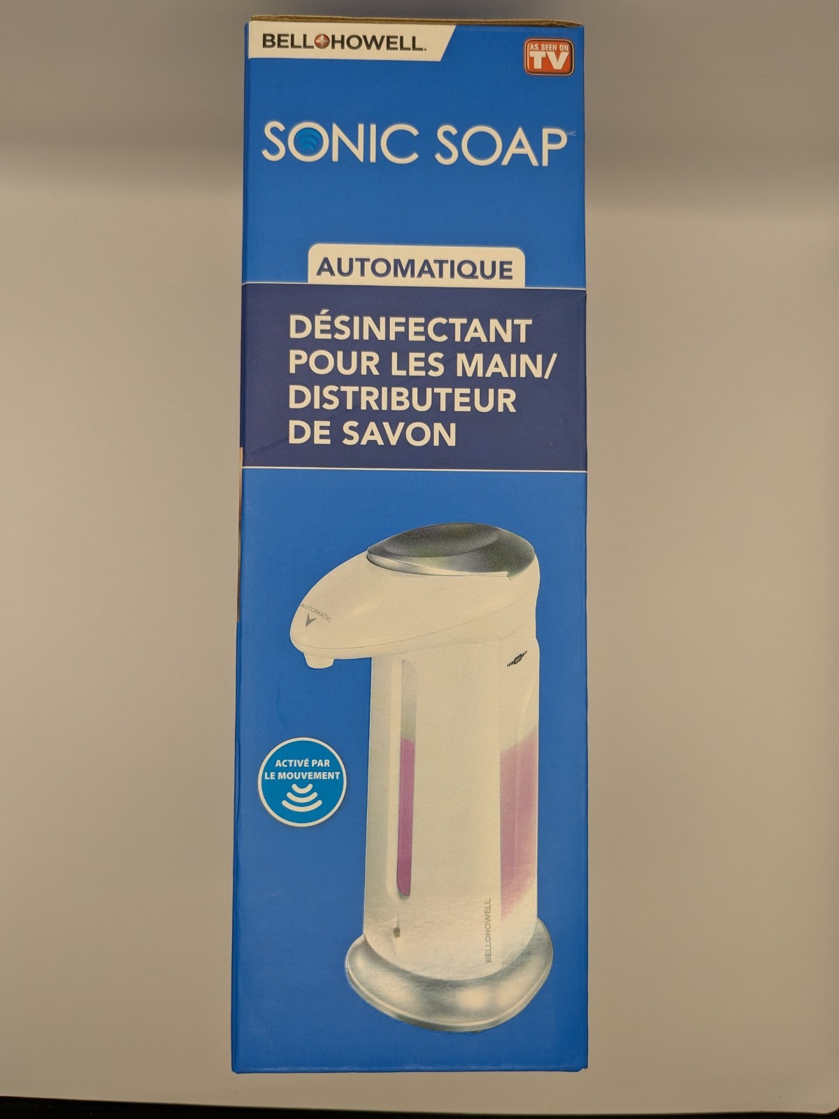 Bell+Howell Sonic Soap Automatic Hand Sanitizer/Soap Dispenser – 280ml gallery