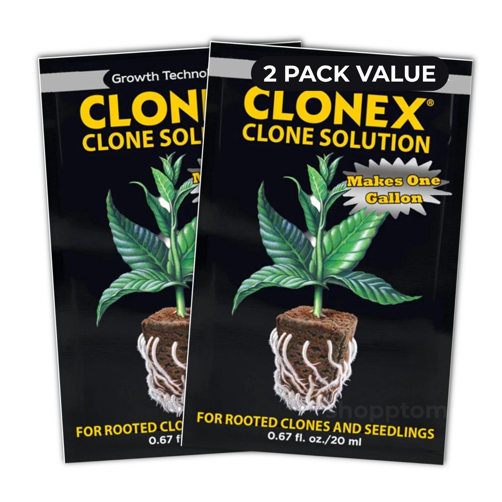 Clonex Clone Solution 20ml Packets 2 Pack Rooting Nutrient for Clones Seedlings gallery