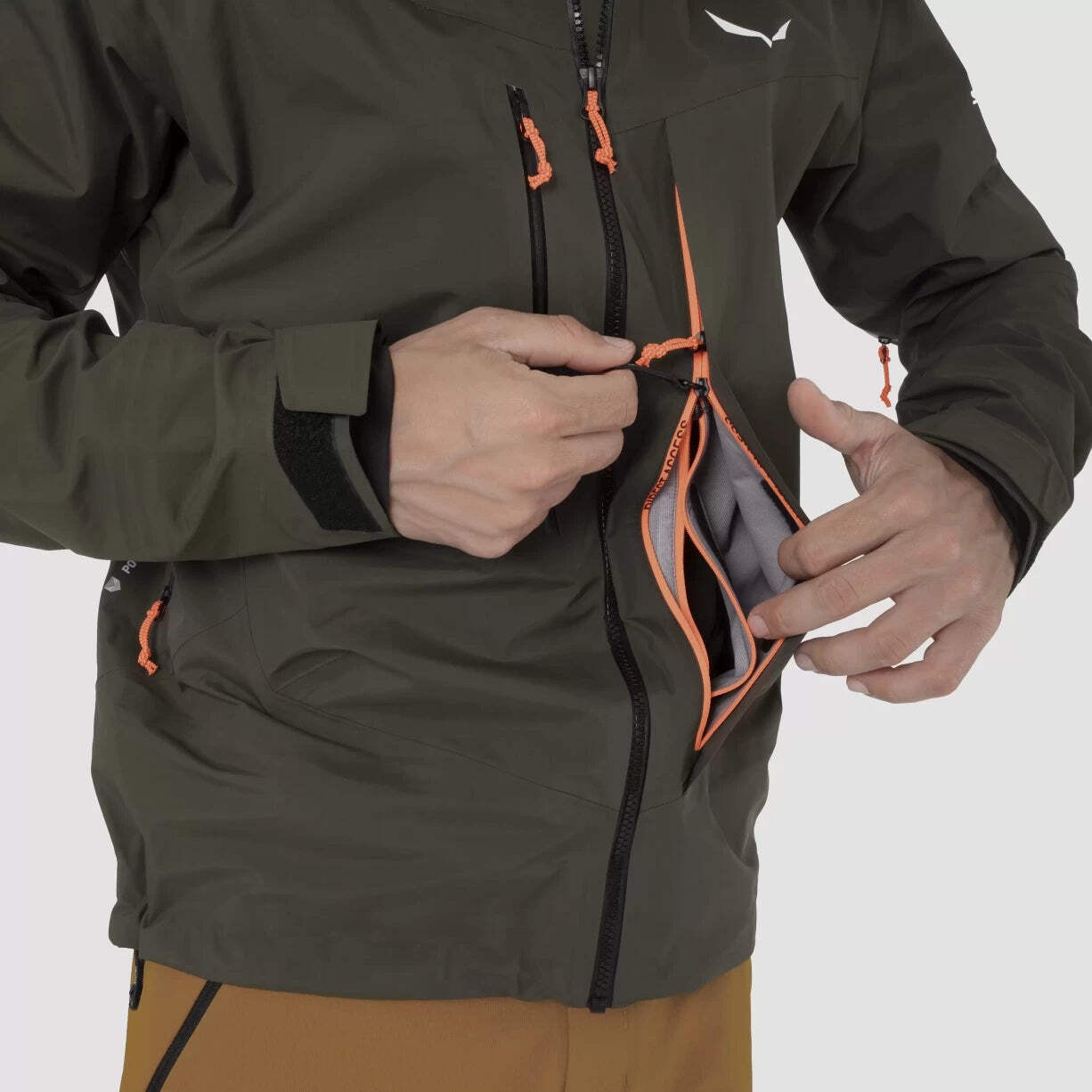 Salewa Sella 3 Layer Powertex Hardshell Jacket - Men's gallery
