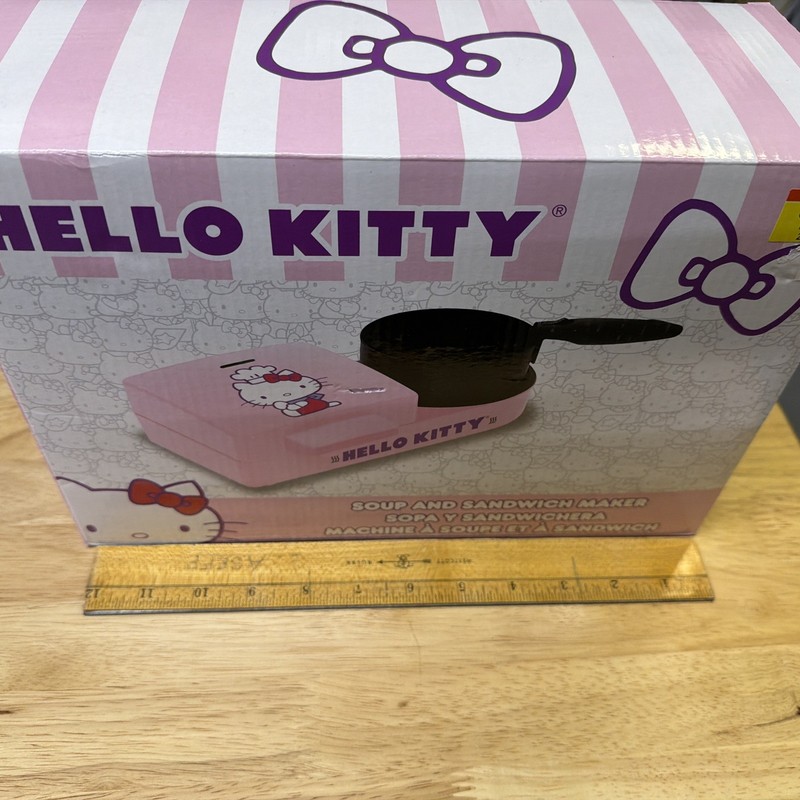 Hello Kitty Soup & Sandwich Maker Compact Lightweight Uncanny Brands BRAND NEW gallery