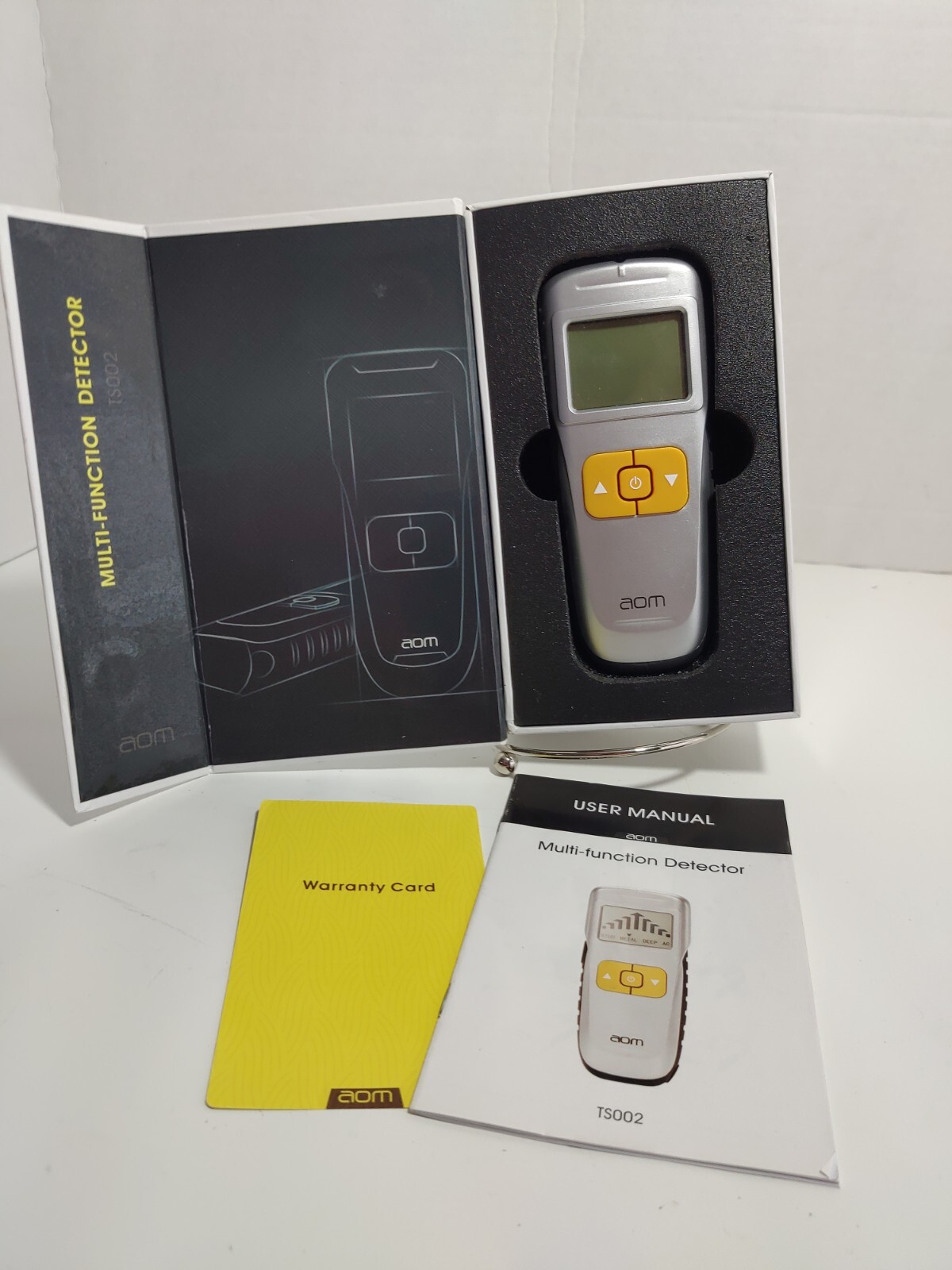 AOM Multi-Function Detector Stud Metal AC Live Wire Cable Scanner Finder gallery