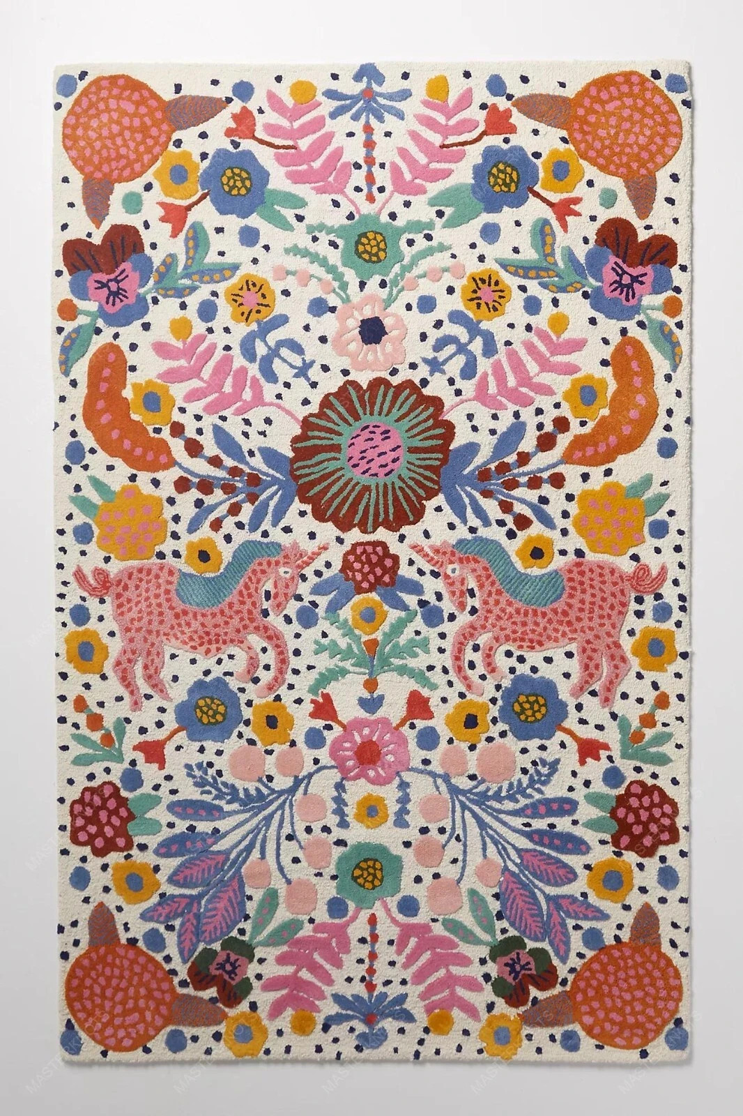 Handmade Multicolor Wool Hand Tufted Area Rugs, Bohemian Carpet Rug gallery