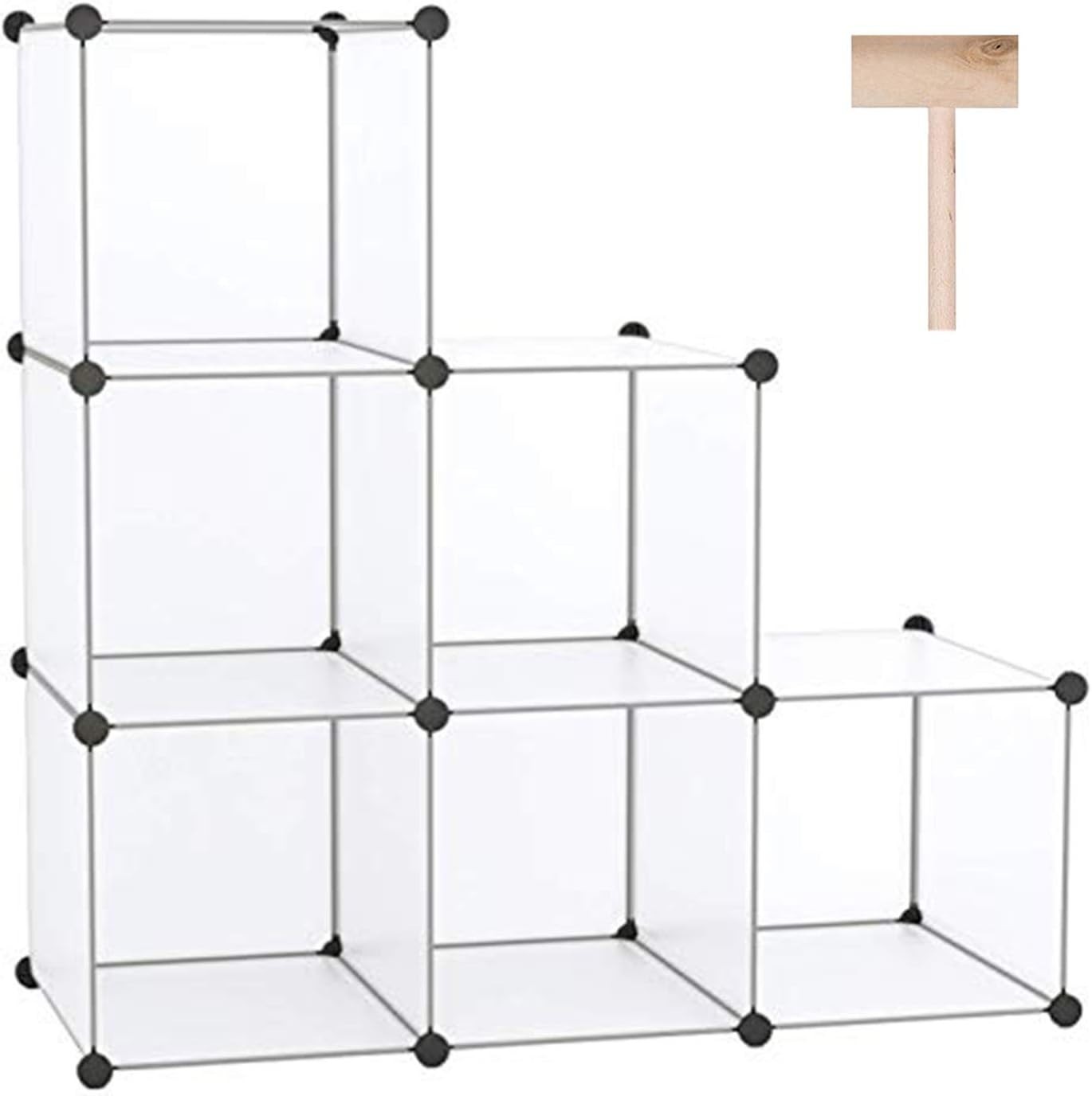 Cube Storage Organizer 6-Cube Shelves Units Closet Cabinet DIY Plastic Modular gallery