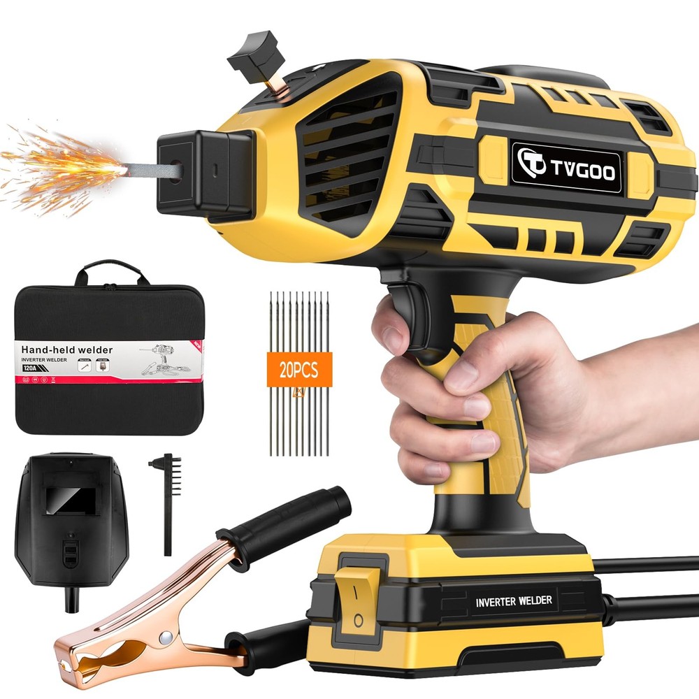Portable Handheld Welding Machine - 110V IGBT Inverter Handheld Welder, 20-120A