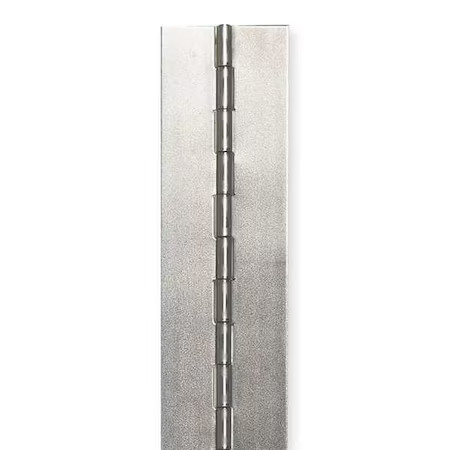 Piano Hinge, Steel, Full Surface Mounting, 1 1/2 In Leaf W X 96 In Leaf H, gallery