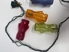 Tiki String Lights Multicolor 10 Bulbs 10ft Used gallery