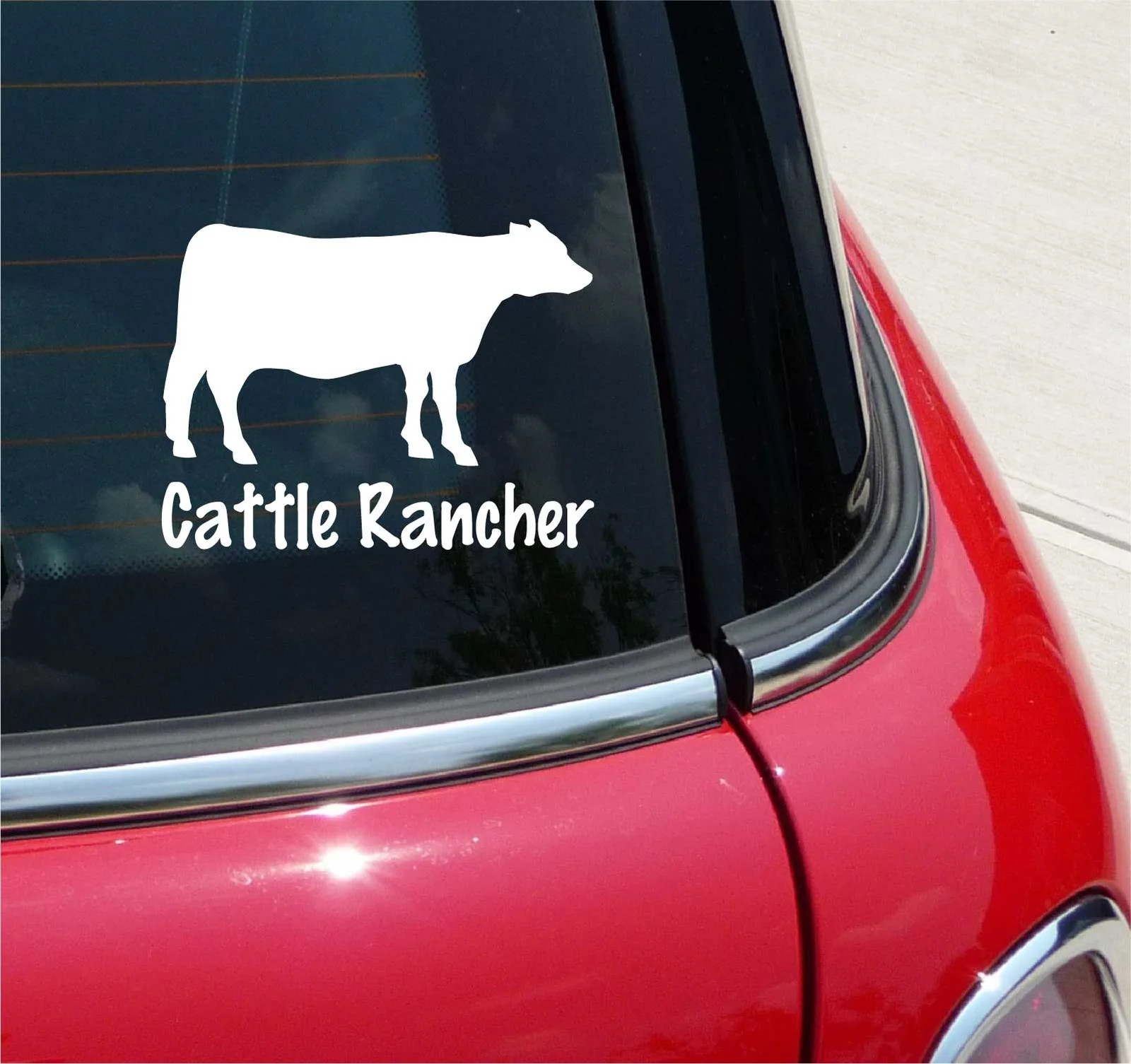 CATTLE RANCHER DECAL STICKER MEAT STEAK RANCH FARM COUNTRY MARKET BEEF gallery