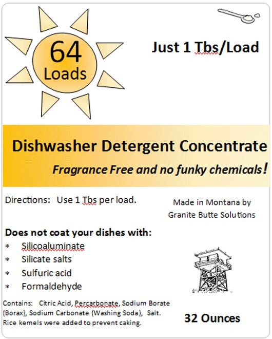 Dishwasher Detergent Soap -Natural -Fights Stains - 64 Loads gallery
