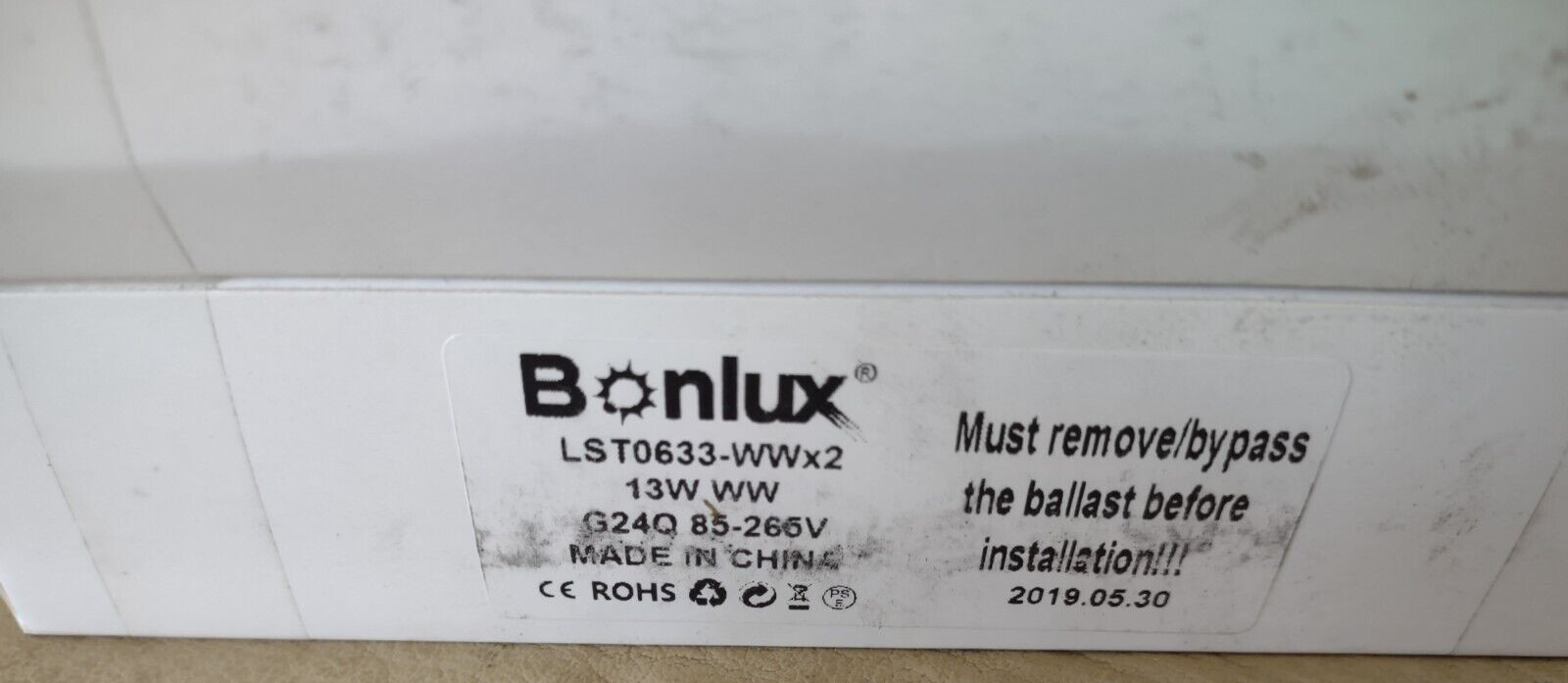 Bonlux 13W LED GX24Q 85-265V Base Light Bulb CFL/Compact Fluorescent Replaceme gallery