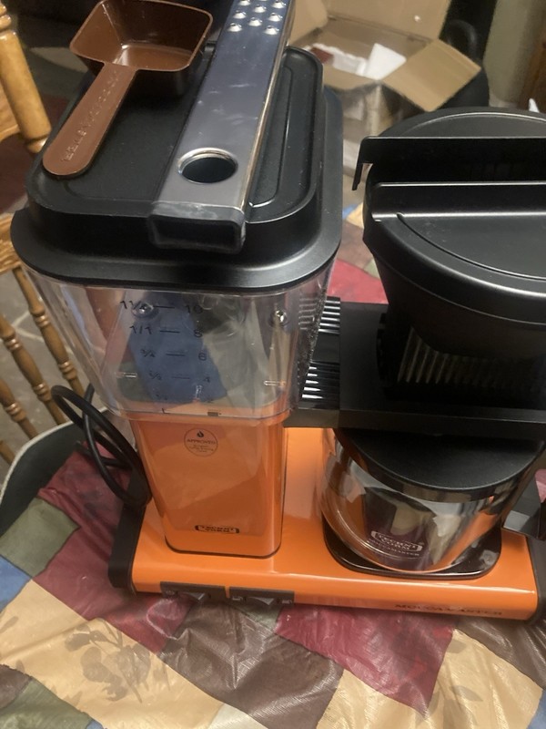 Technivorm Mocamaster coffee maker 52947 KBGV 1.25L Orange NEW! gallery