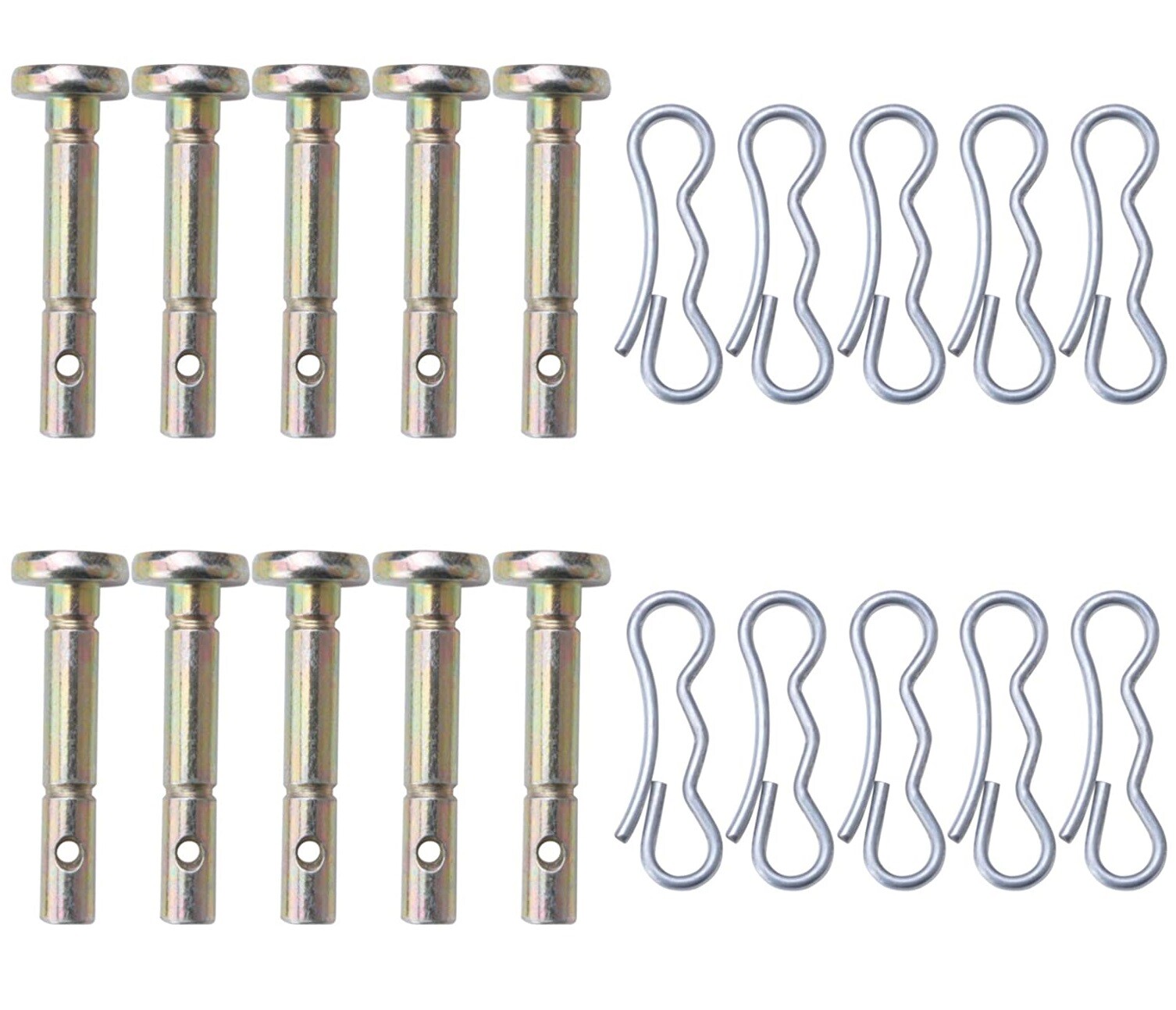 10pack Shear Pins/Cotter For 24"-30" Craftsman Cub Cadet Troy Bilt Snow Blower gallery