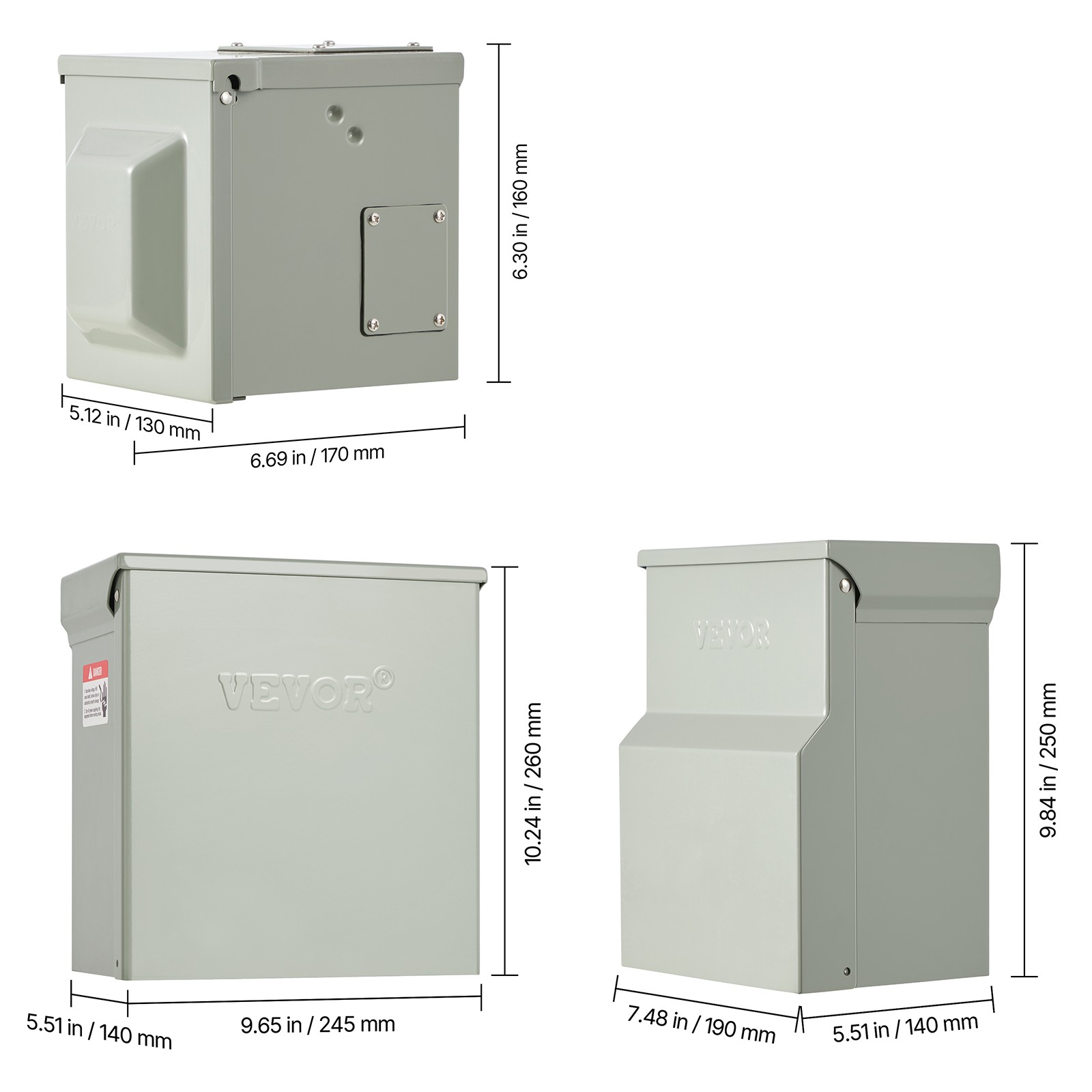 Temporary Power Outlet Panel RV Electrical Panel 20/30/50 Amp Outlet Box gallery