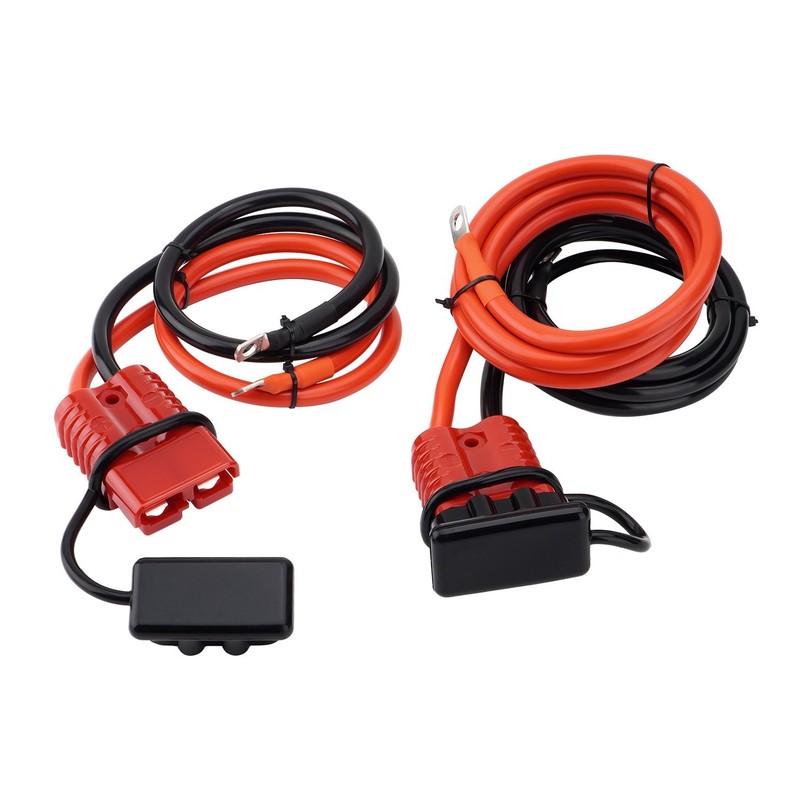 7FT Quick Disconnect Winch Power Cable, 4 AWG 4 Gauge Wiring For Winch Trailer gallery